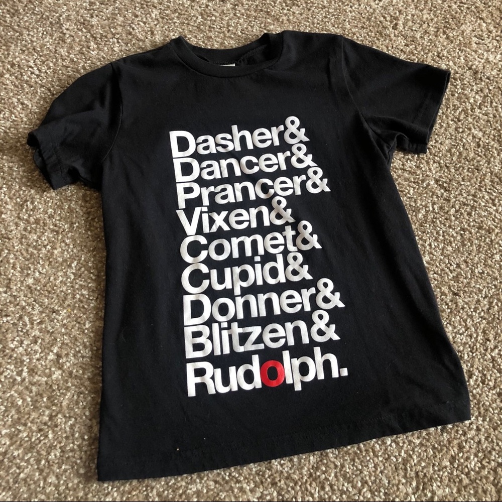 Kid’s small Jolly Good Apparel Reindeer Tee